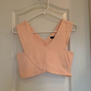 Adorable criss cross top